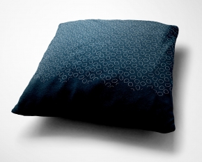 gallery/navy minimal cushion