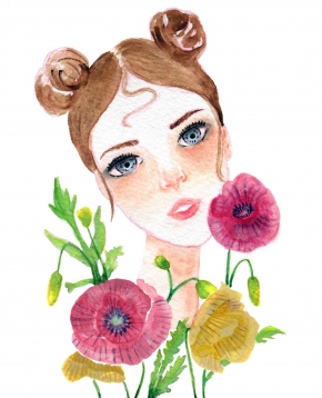 gallery/watercolor portrait